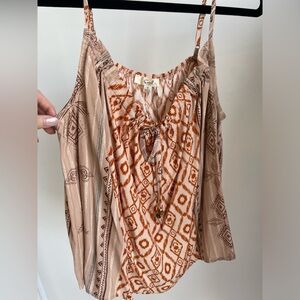 Boho adjustable strap tank